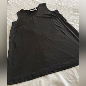 IN DUE TIME MATERNITY BLACK STRETCH SLEEVELESS TOP S